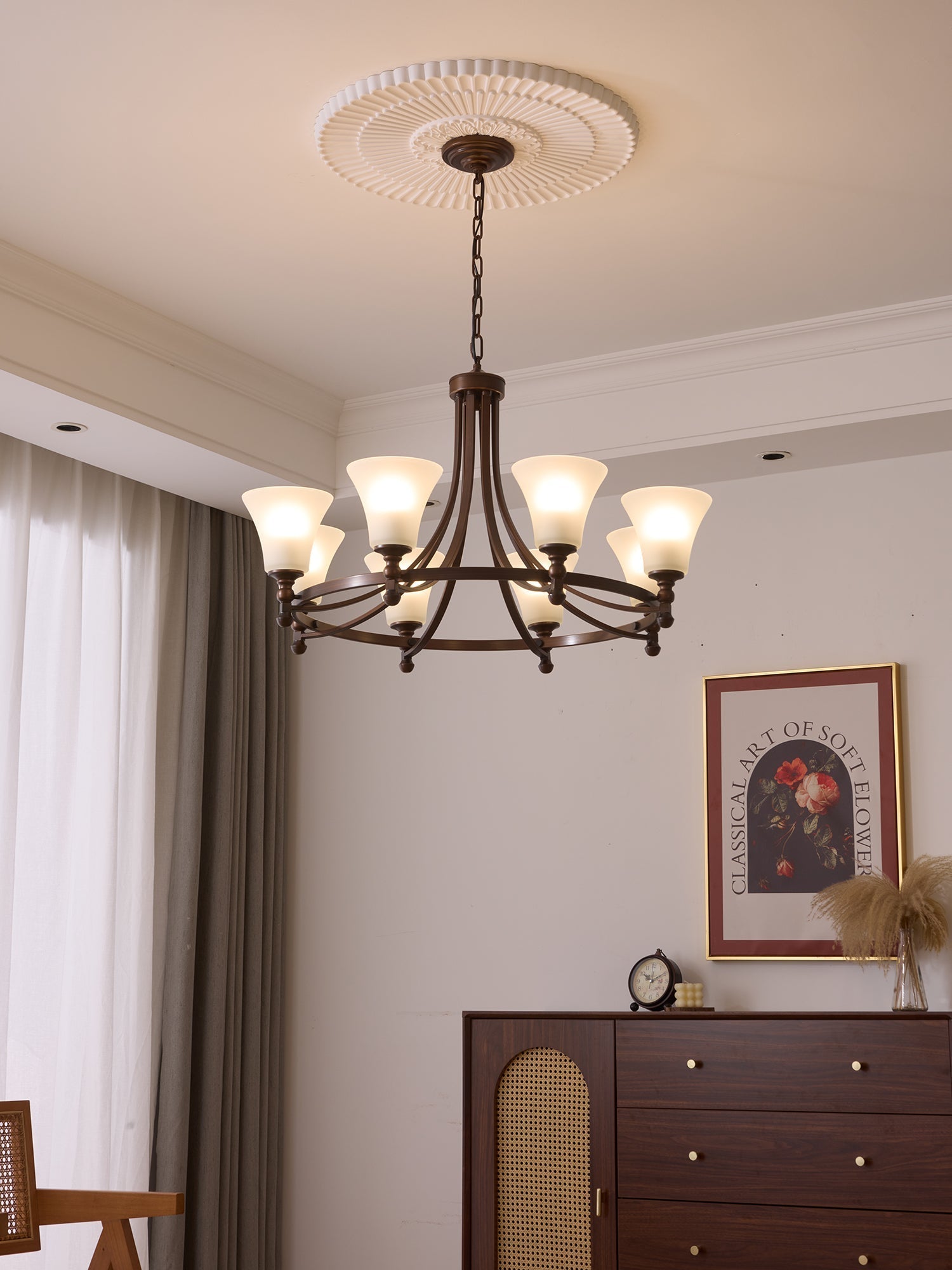 Celestine Traditional Elegance Vintage Glow Chandelier