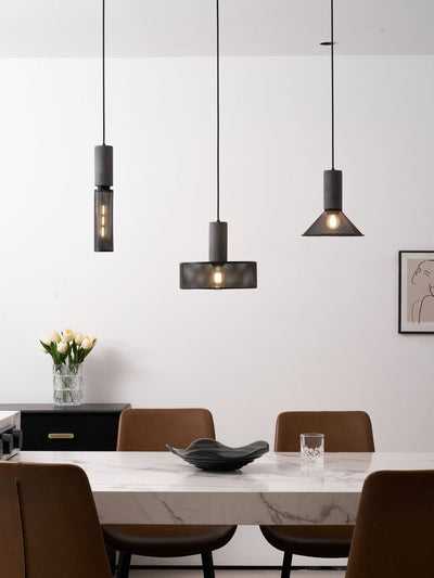 Bellwick Cement Mesh Pendant Light