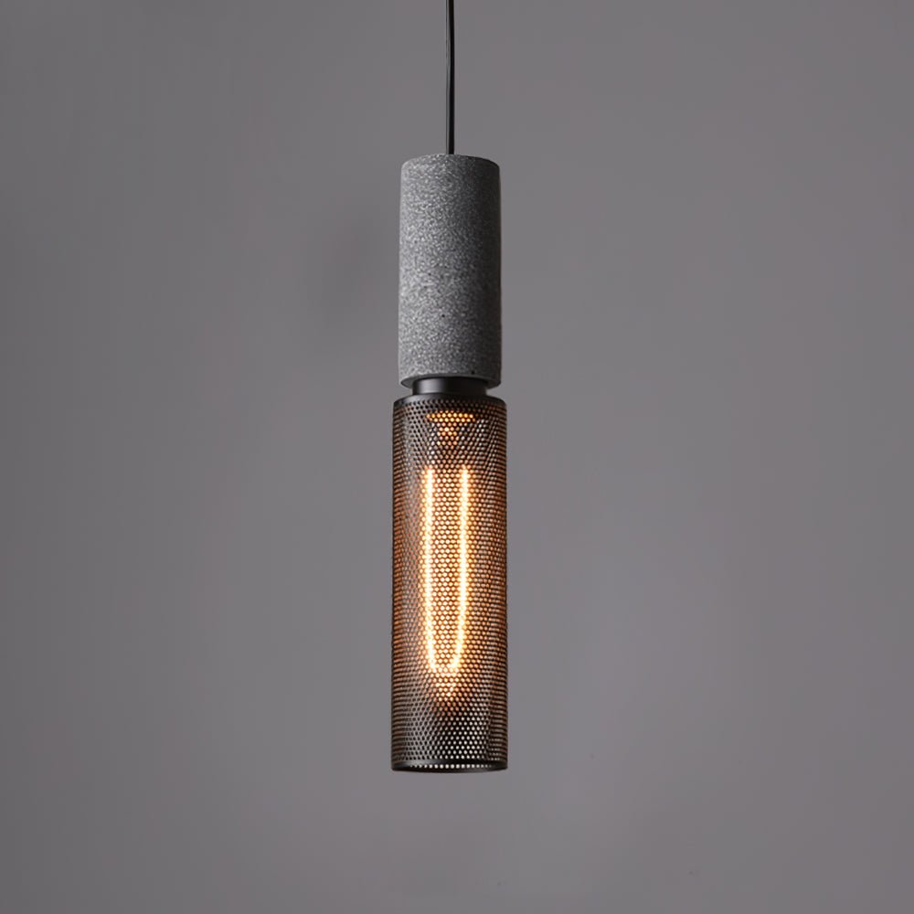 Lumeraine Cement Mesh Pendant Light
