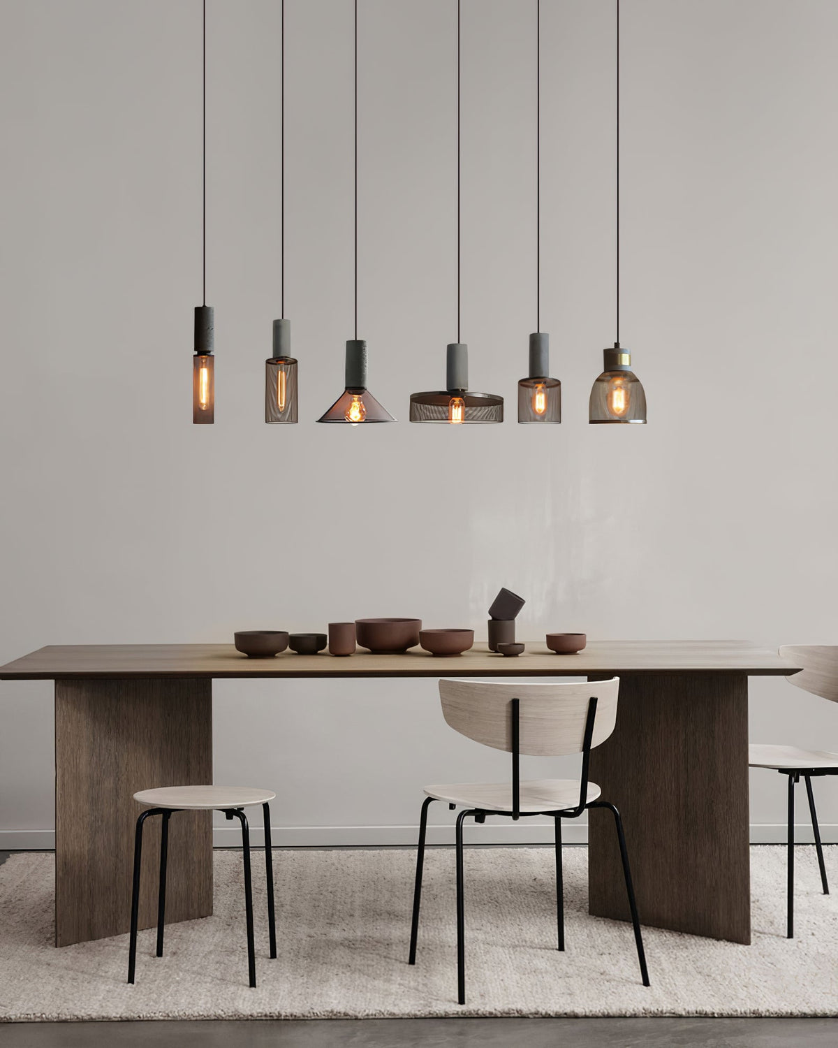 Bellwick Cement Mesh Pendant Light