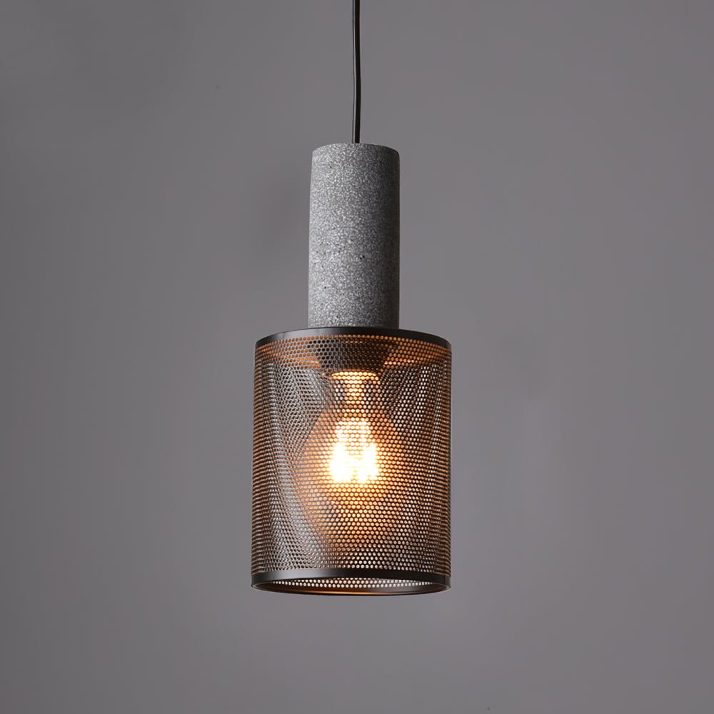 Lumeraine Cement Mesh Pendant Light