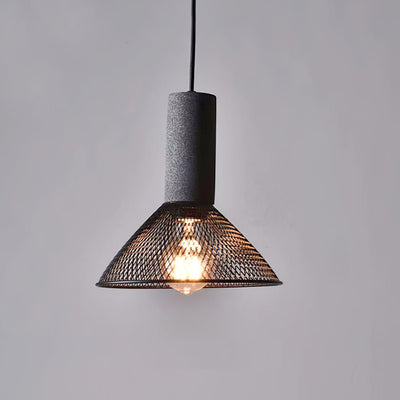 Lumeraine Cement Mesh Pendant Light