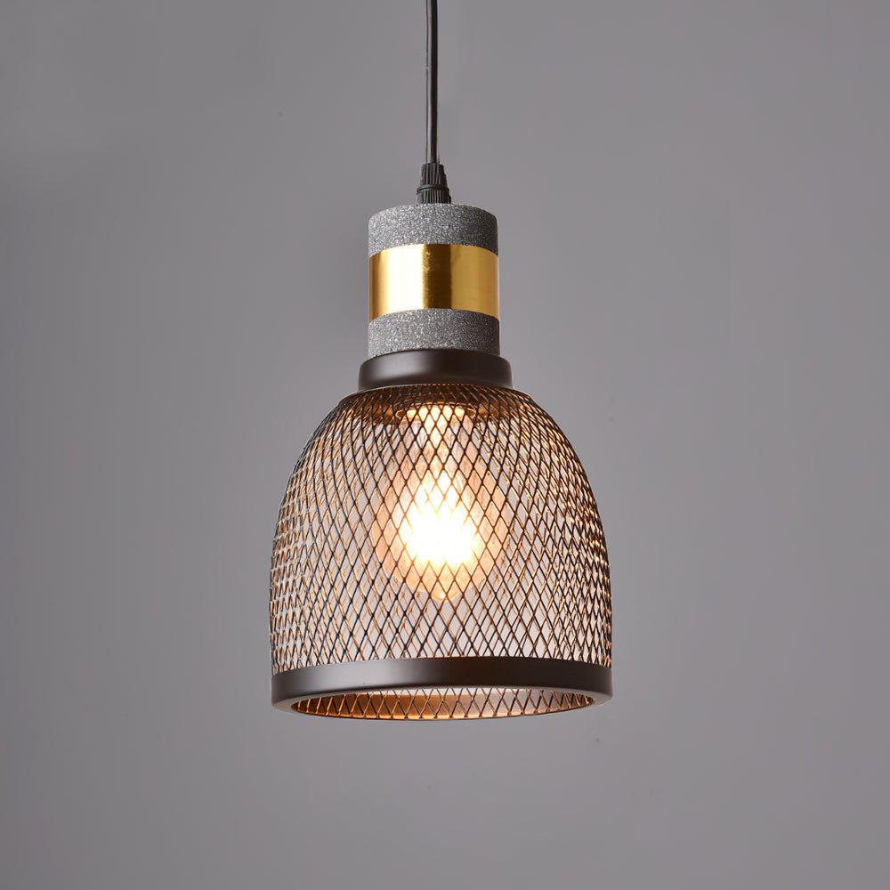 Lumeraine Cement Mesh Pendant Light
