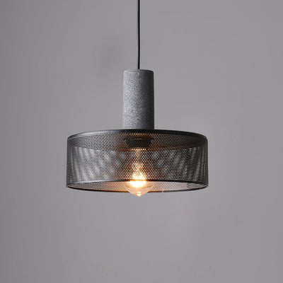 Lumeraine Cement Mesh Pendant Light
