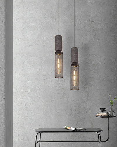 Lumeraine Cement Mesh Pendant Light