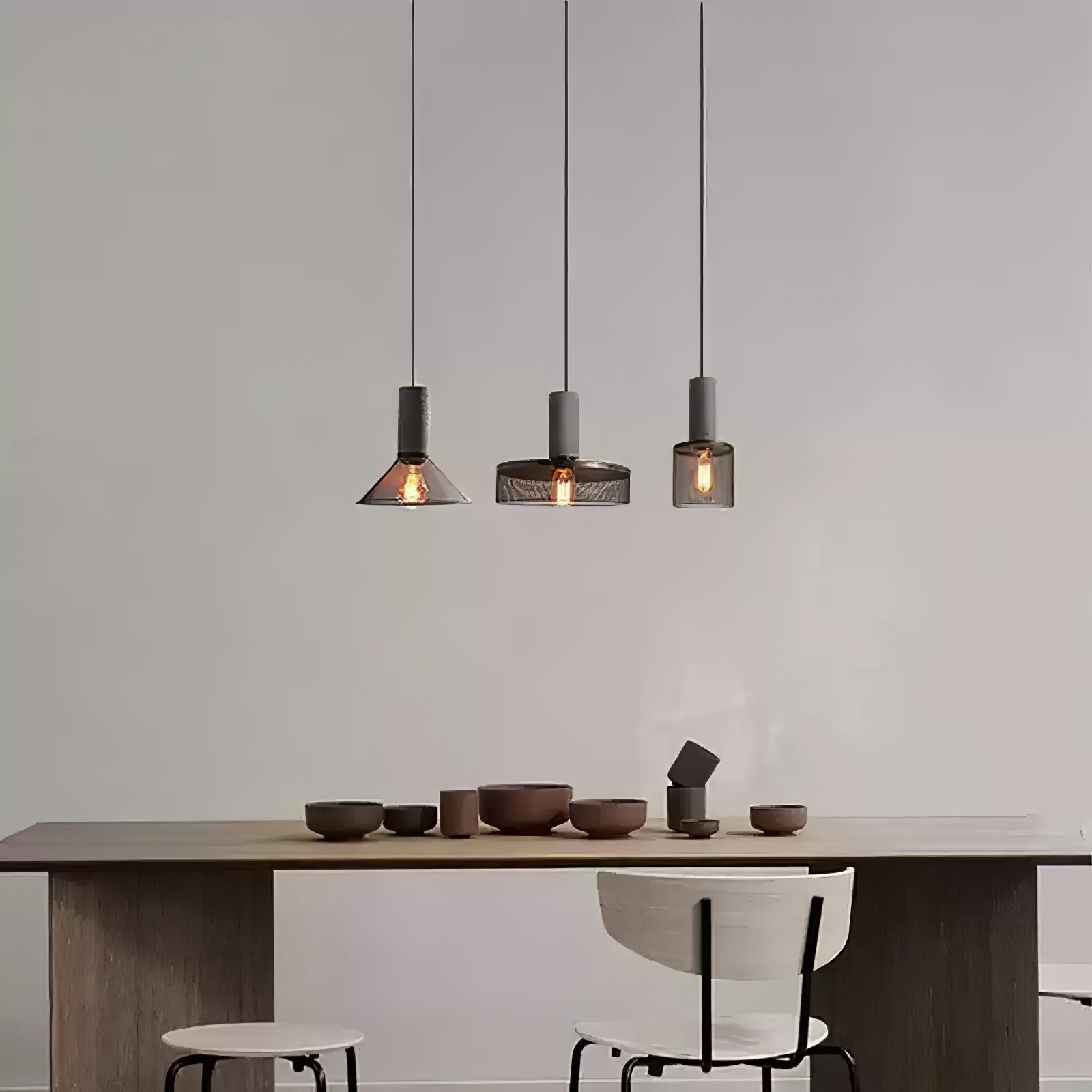 Lumeraine Cement Mesh Pendant Light