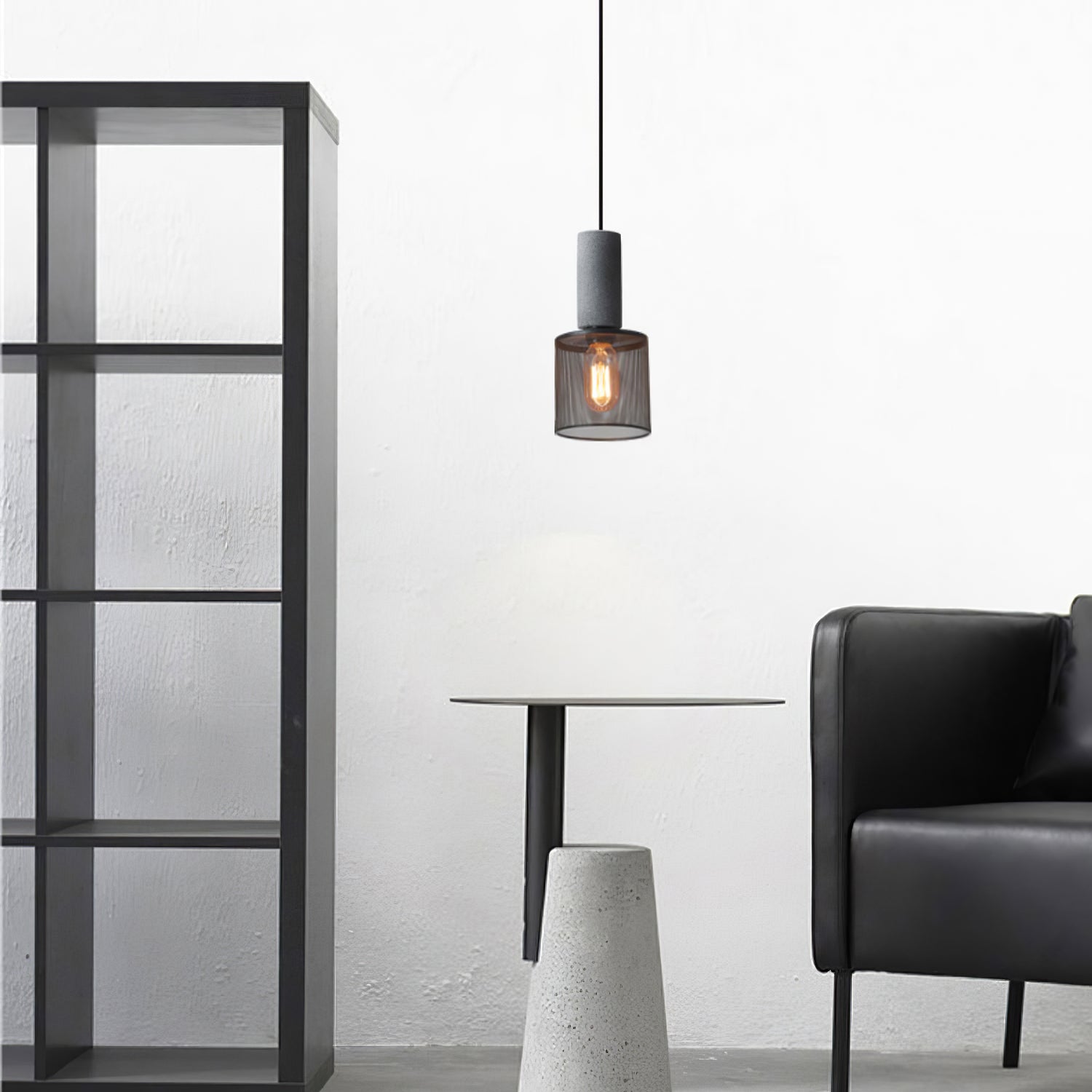 Lumeraine Cement Mesh Pendant Light