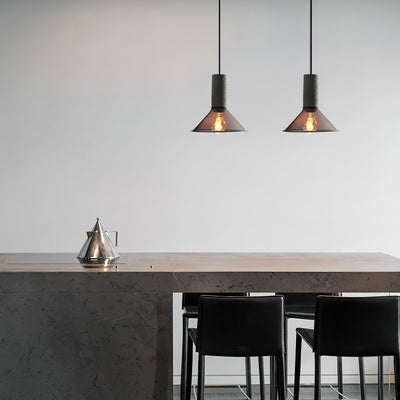 Lumeraine Cement Mesh Pendant Light