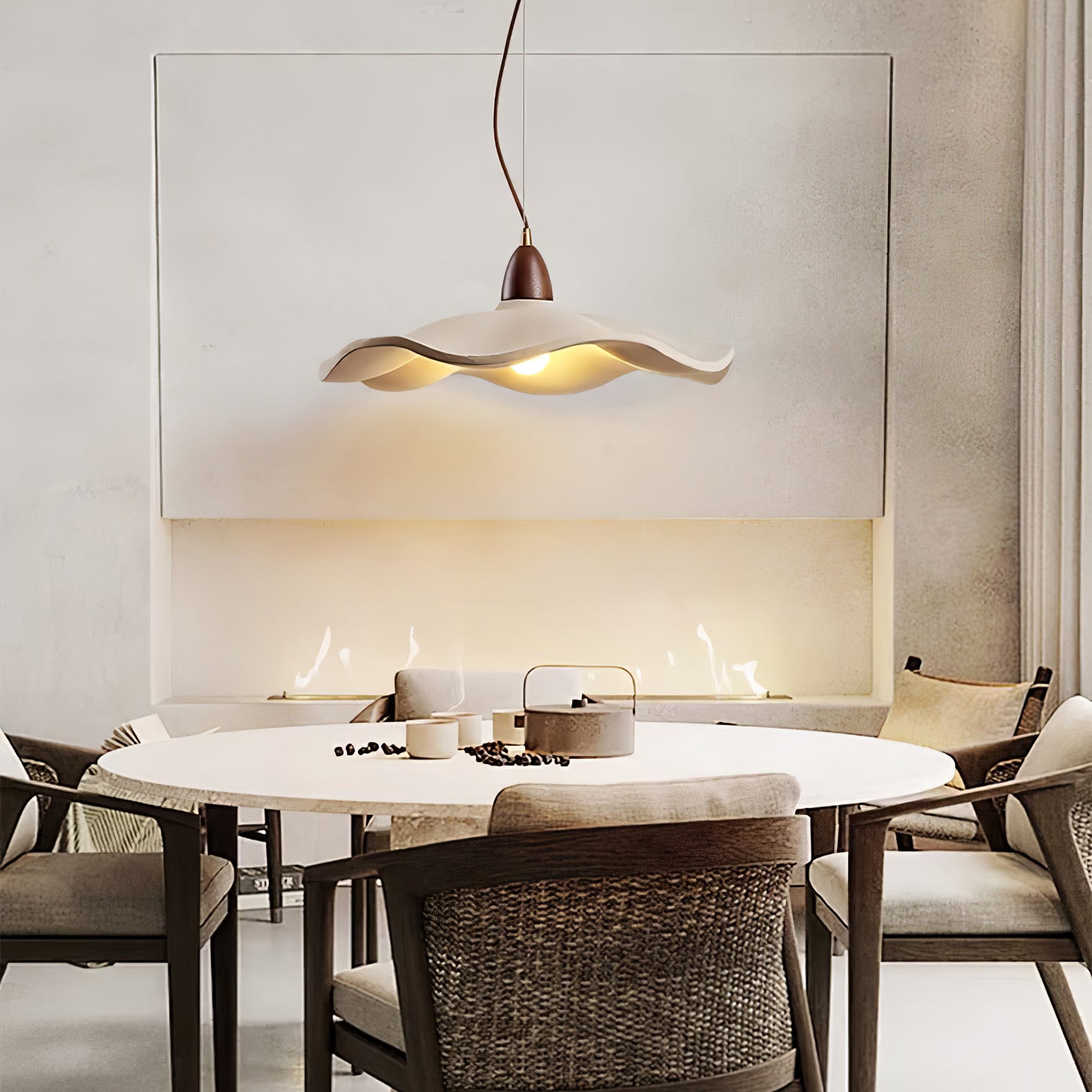 Siro Cement Wave Pendant Light