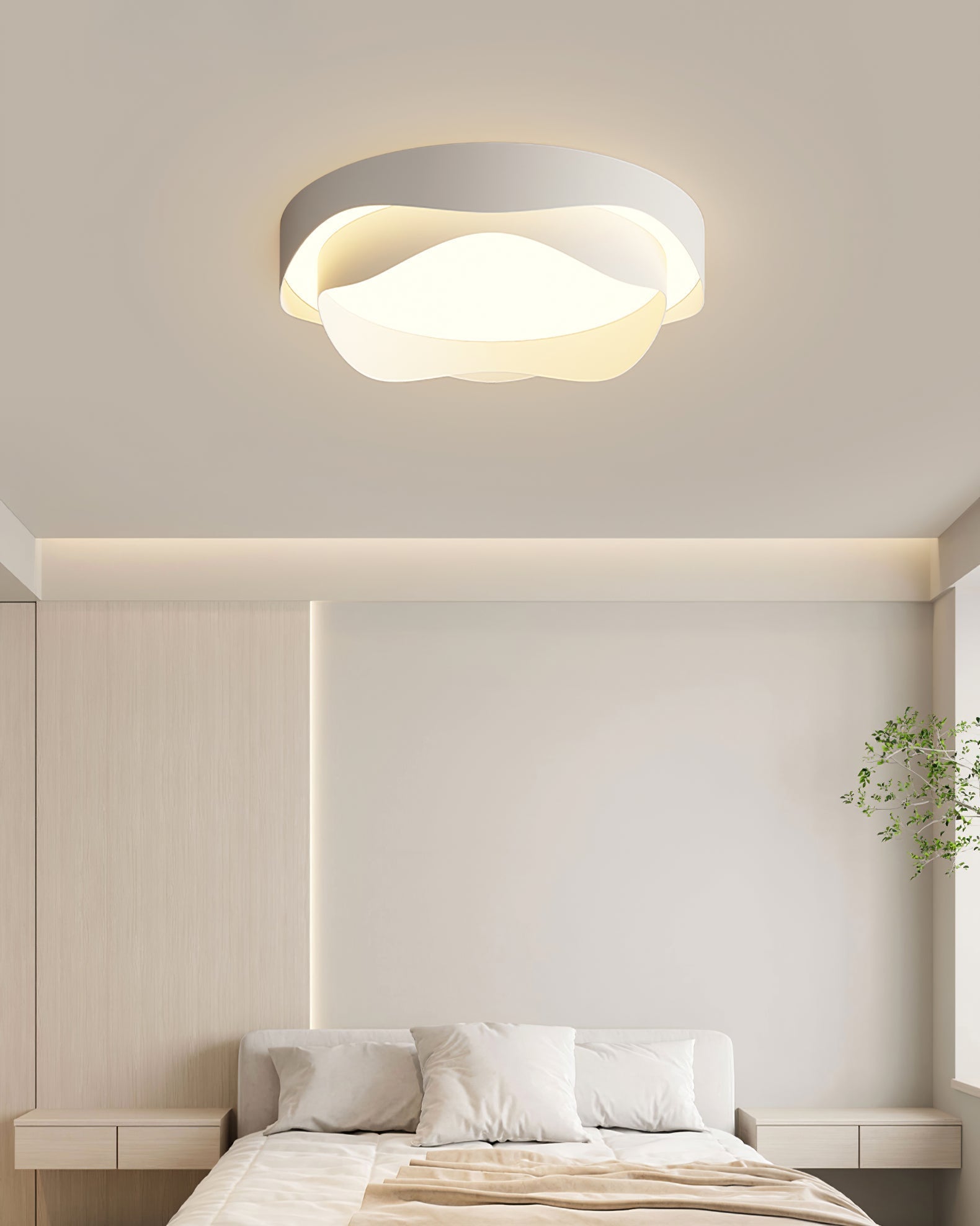 Elaisise Ceiling Lamp White for Living Room
