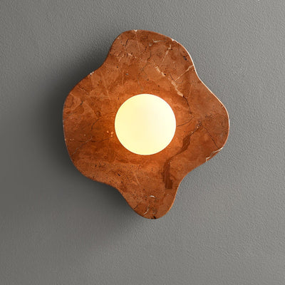 Bloom Rustic Marble Wall Lamp
