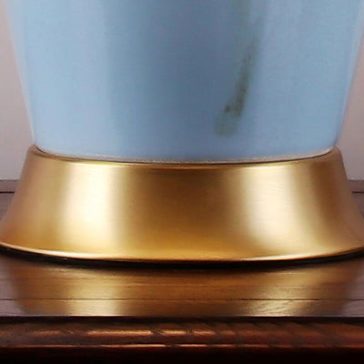 Sparrow Oriental Ceramic Desk Lamp