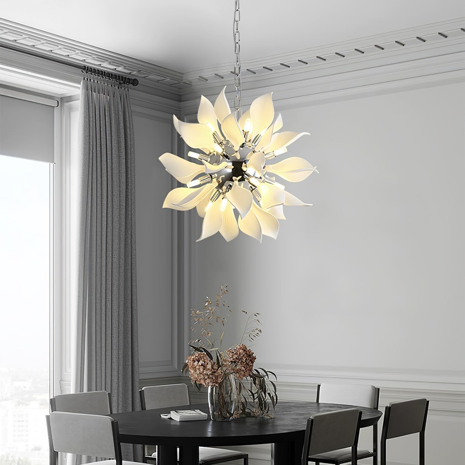 Avir Pendant Lamp Ceramic Petals Blooming