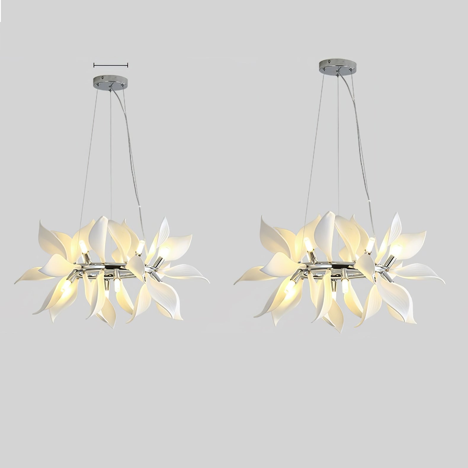 Avir Pendant Lamp Ceramic Petals Blooming