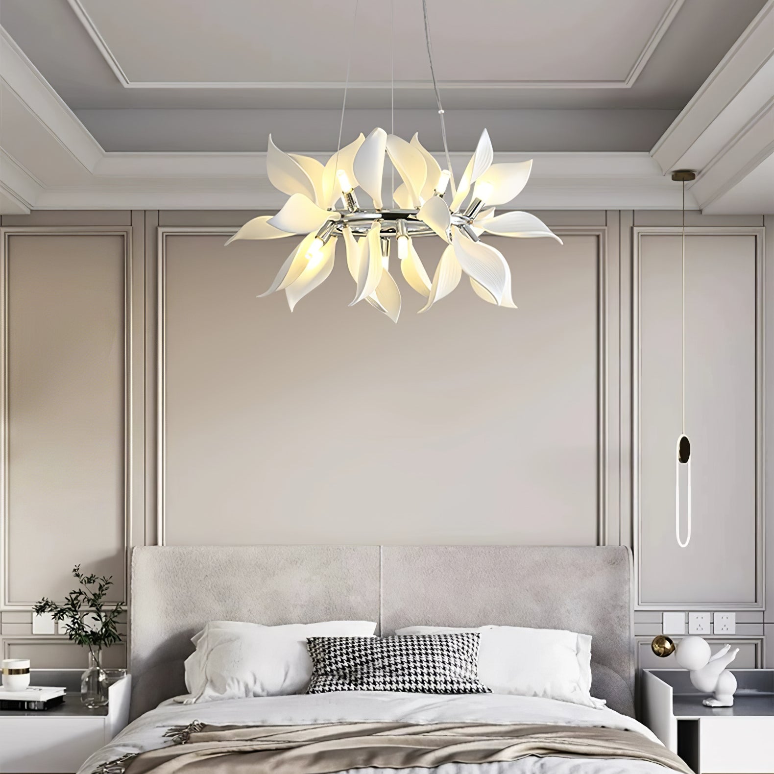 Avir Pendant Lamp Ceramic Petals Blooming
