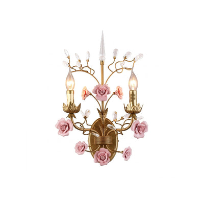Roselyn Ceramic Vine Sconce