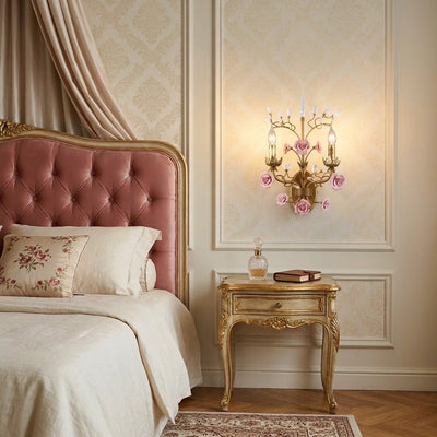 Roselyn Ceramic Vine Sconce