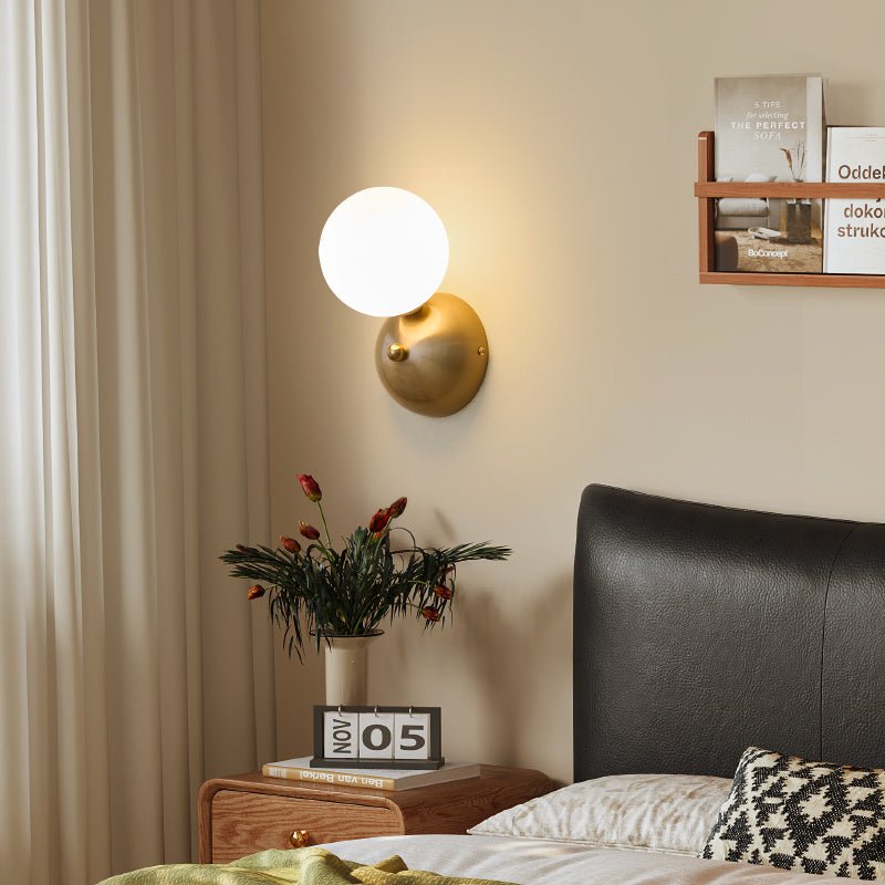 Ordoran Modern Minimalist Glass Wall Lamp