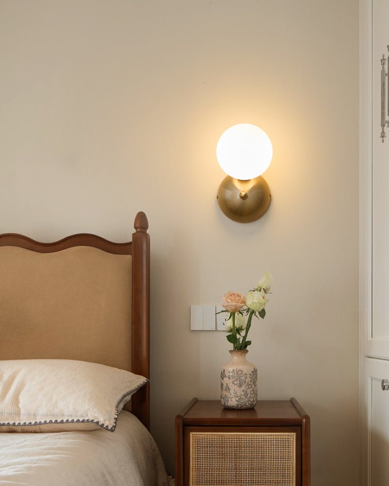Ordoran Modern Minimalist Glass Wall Lamp