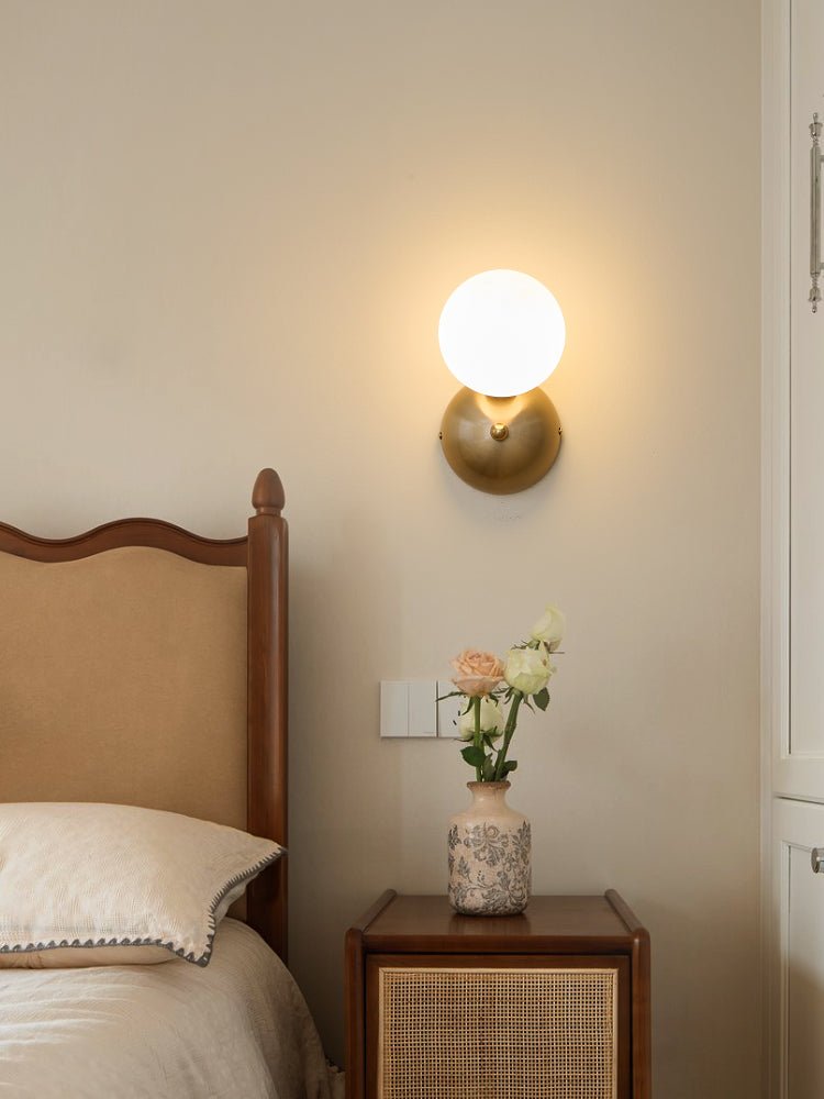 Ordoran Modern Minimalist Glass Wall Lamp