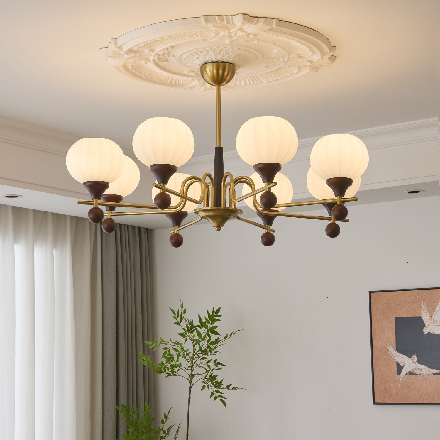 Anorionis Traditional Premium Wood Chandelier