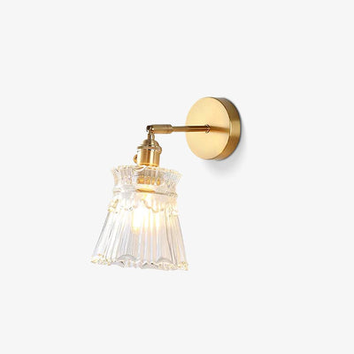 Foski Wall Lamp Flared Crystal Classic
