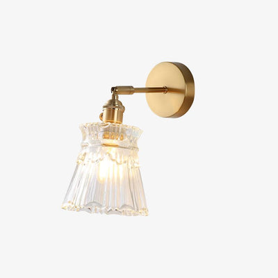 Foski Wall Lamp Flared Crystal Classic