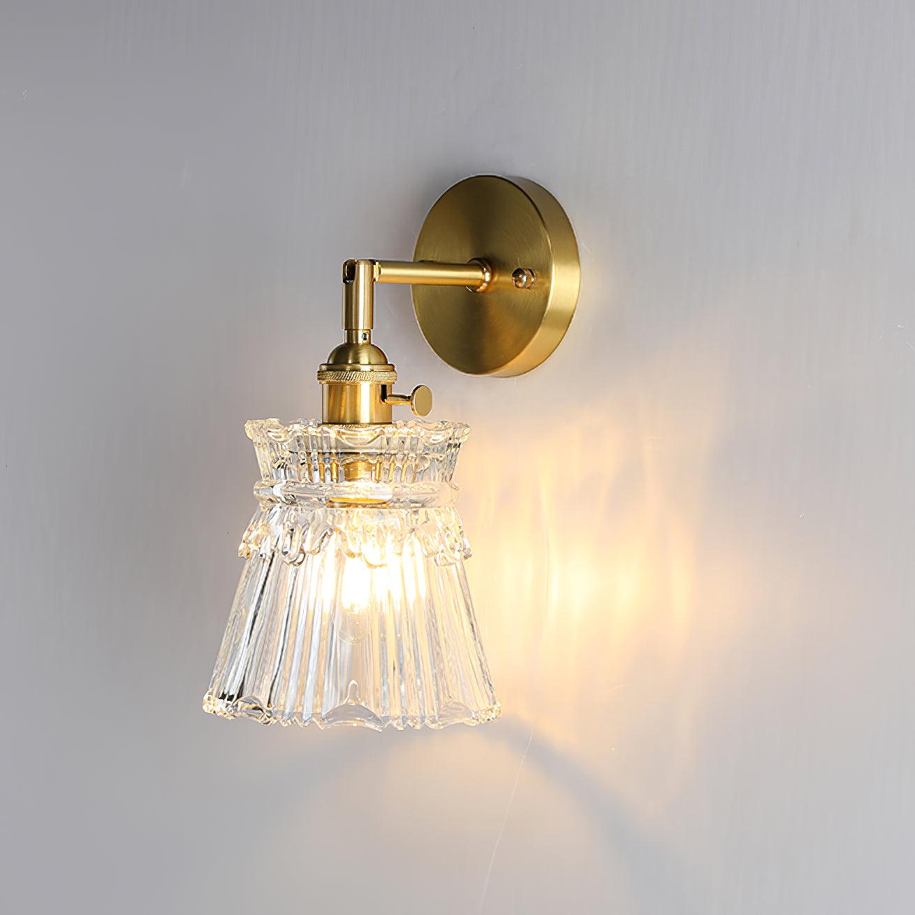 Foski Wall Lamp Flared Crystal Classic