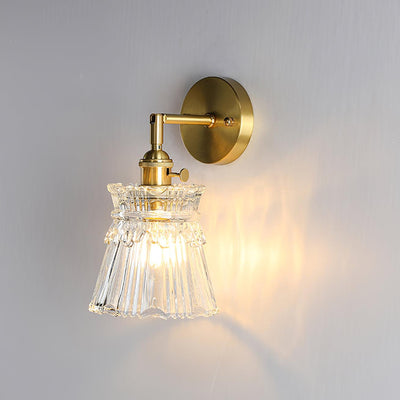 Foski Wall Lamp Flared Crystal Classic