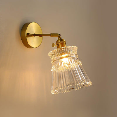 Foski Wall Lamp Flared Crystal Classic