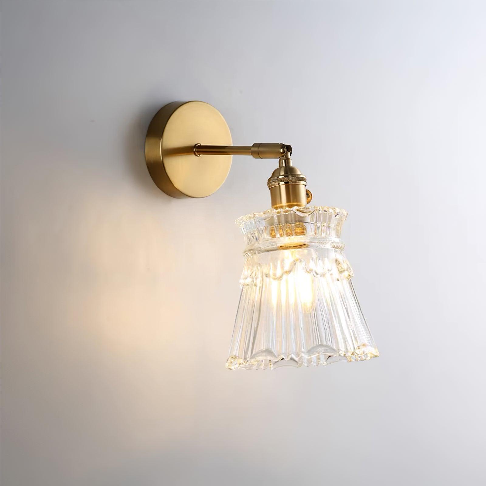 Foski Wall Lamp Flared Crystal Classic