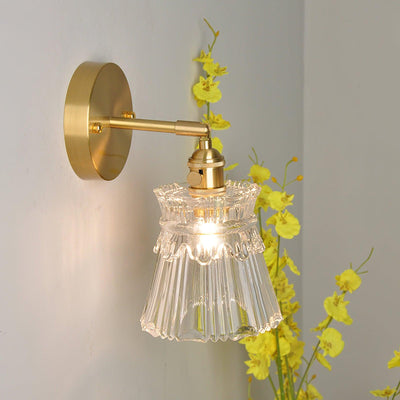Foski Wall Lamp Flared Crystal Classic