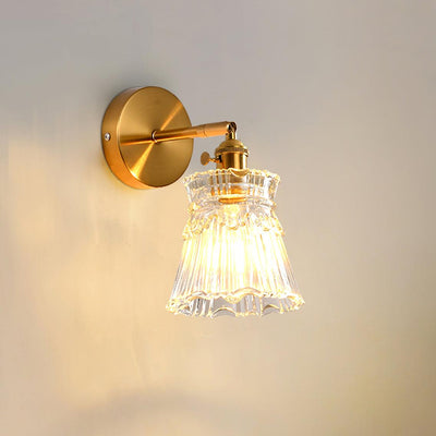 Foski Wall Lamp Flared Crystal Classic