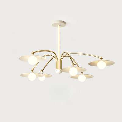 Lark Chandelier with Art Deco-Inspired Mushroom
