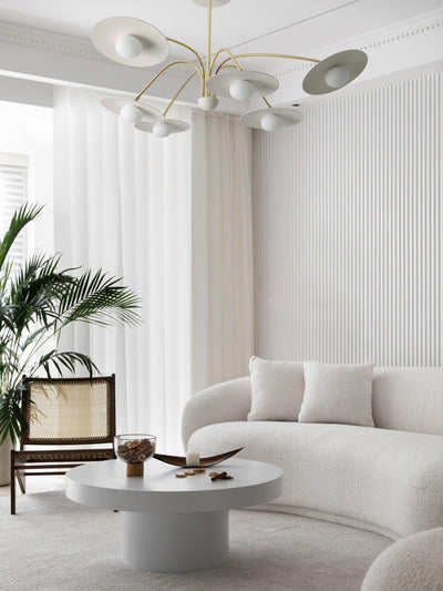 Lark Chandelier with Art Deco-Inspired Mushroom