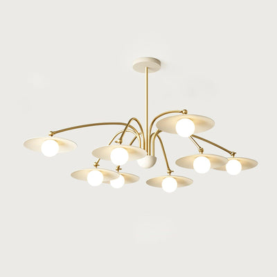 Lark Chandelier with Art Deco-Inspired Mushroom