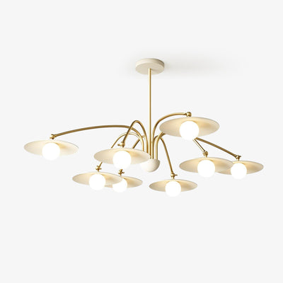 Lark Chandelier with Art Deco-Inspired Mushroom