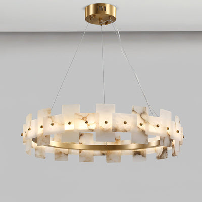 Kivren Alabaster Chandelier Light