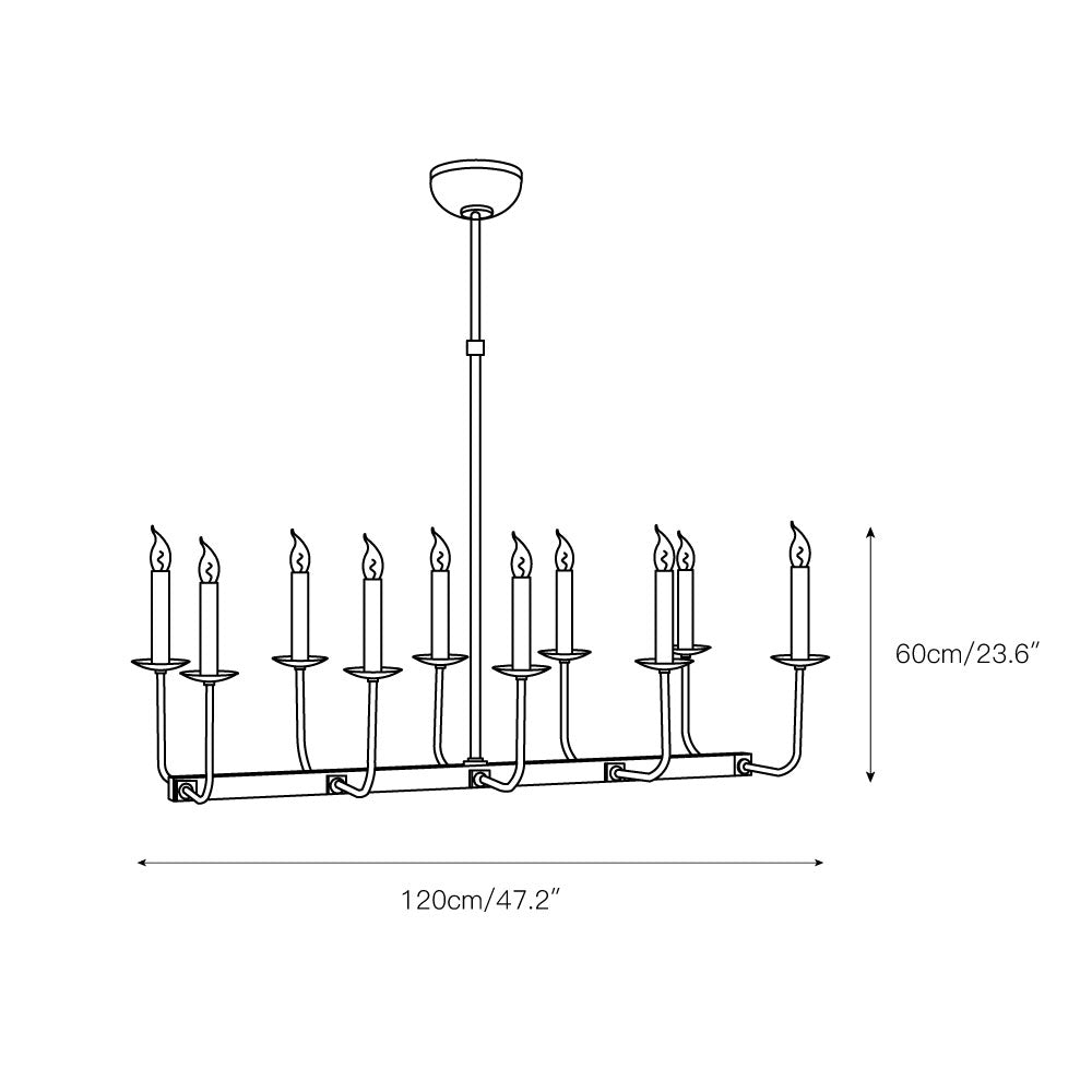 Avenerira Linear Chandelier
