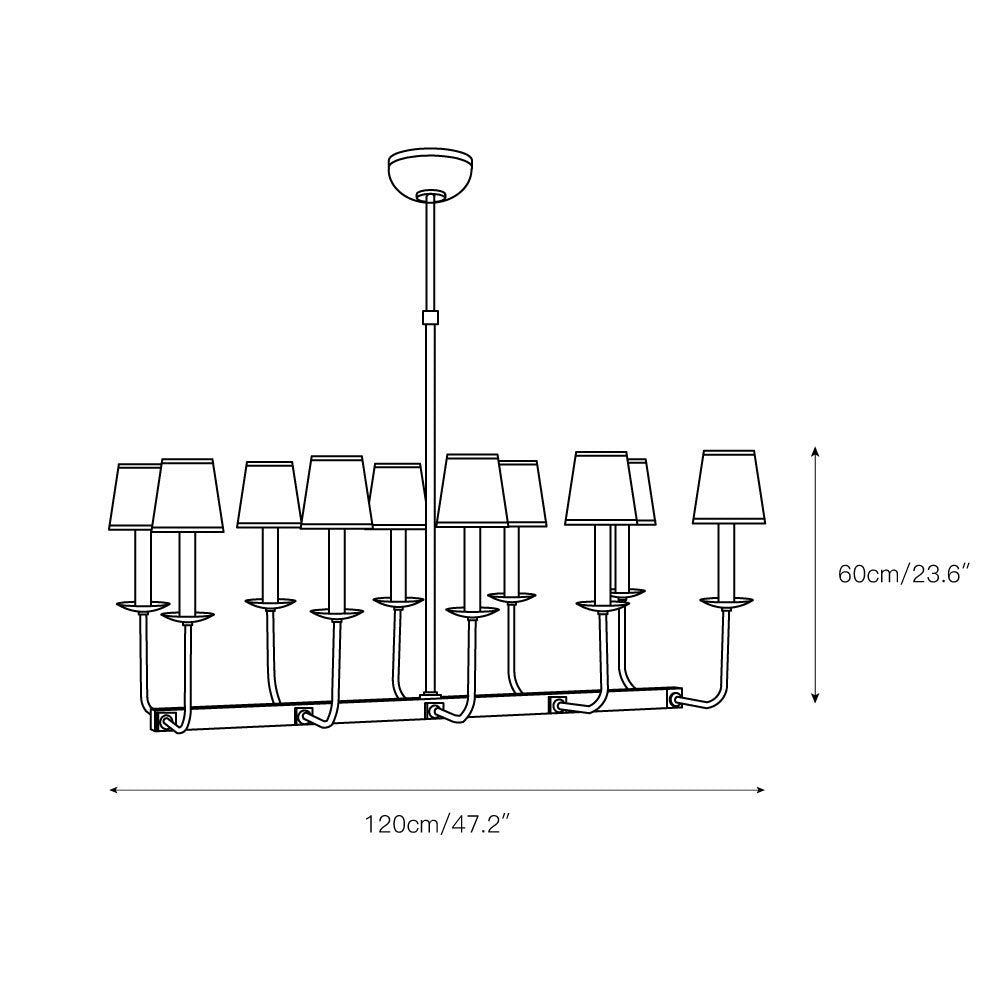 Avenerira Linear Chandelier
