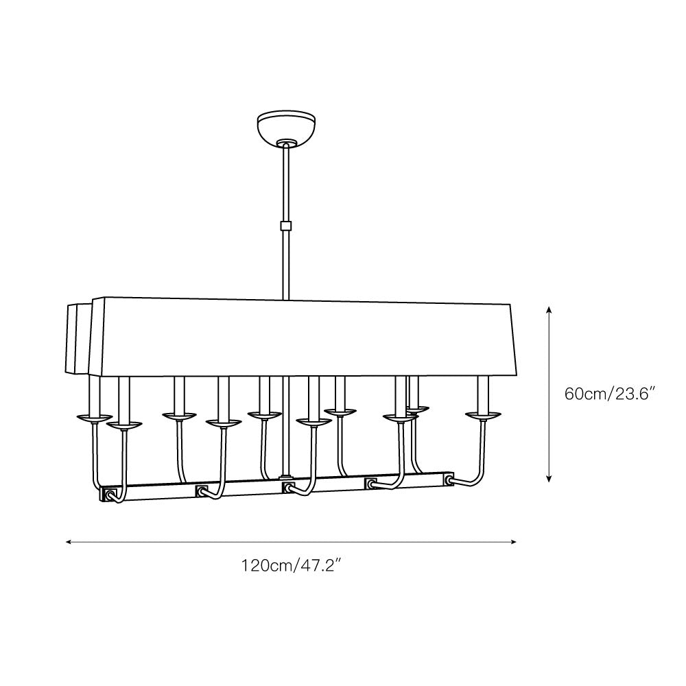 Avenerira Linear Chandelier