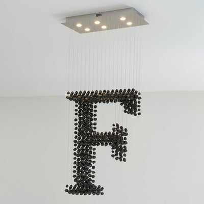 Orinridge Black Stones Chandelier