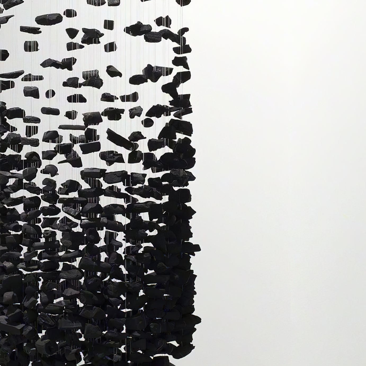Cirirora Chandelier Charcoal Linear Composition N