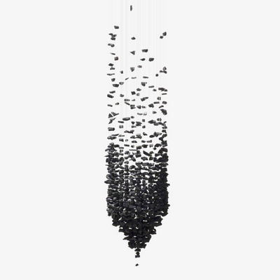 Orinridge Black Stones Chandelier