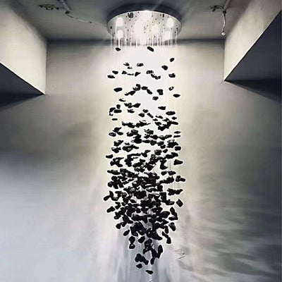 Orinridge Black Stones Chandelier