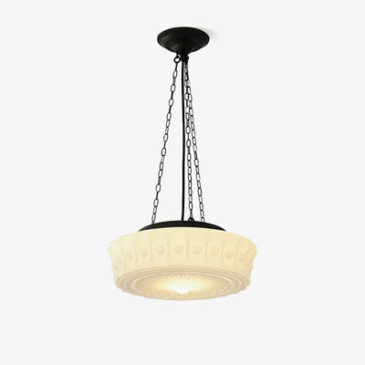 Sirixon Pendant Lamp Chain White Glass