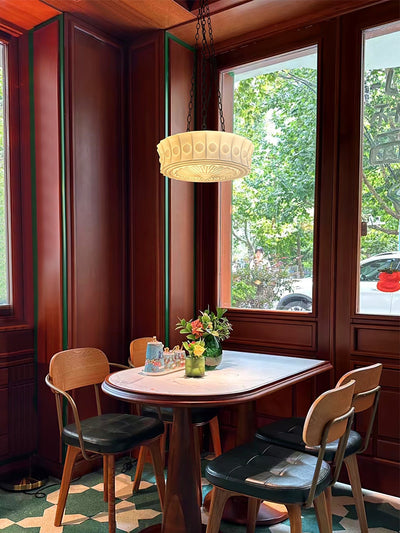Sirixon Pendant Lamp Chain White Glass