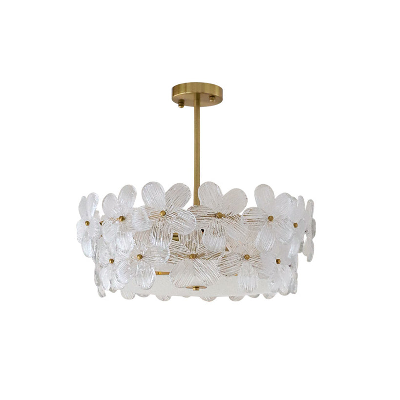 Hydrangea Glass Chandelier
