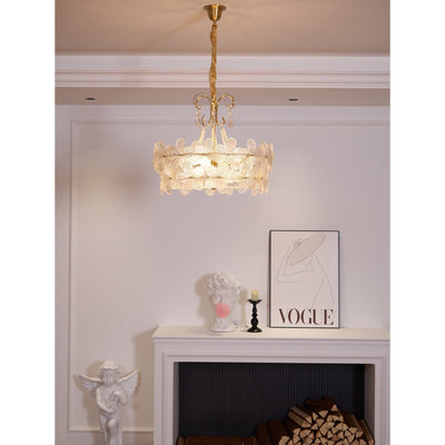 Hydrangea Glass Chandelier