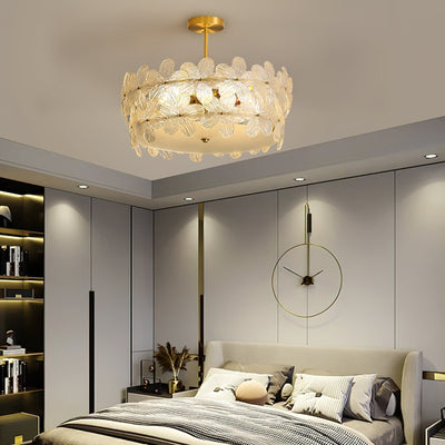 Hydrangea Glass Chandelier